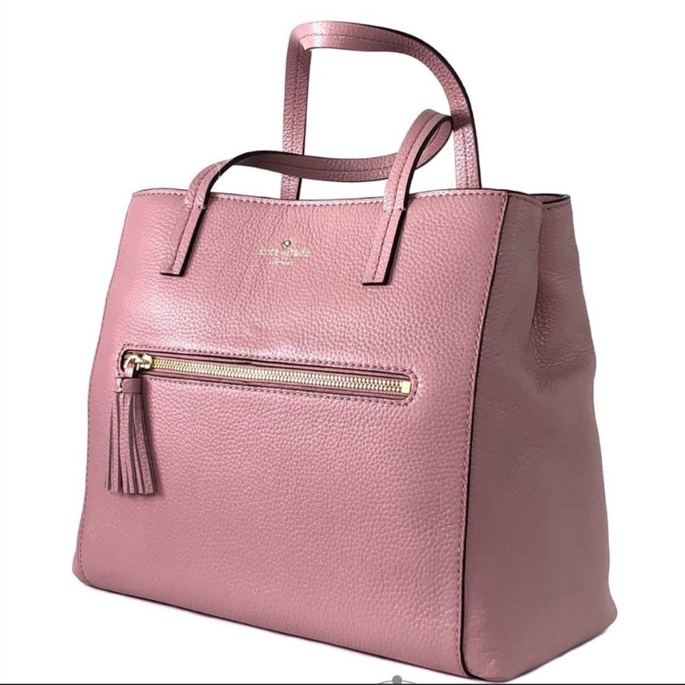 Kate Spade Spencer Court Terra Leather Satchel